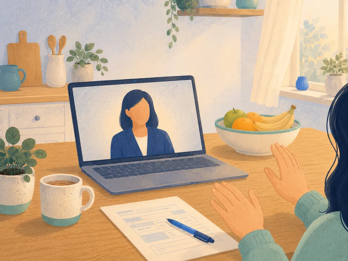 Employment scam illustration